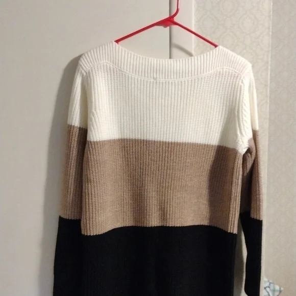 Tommy Hilfiger Sweater Dress Color block NWOT - Picture 5 of 7
